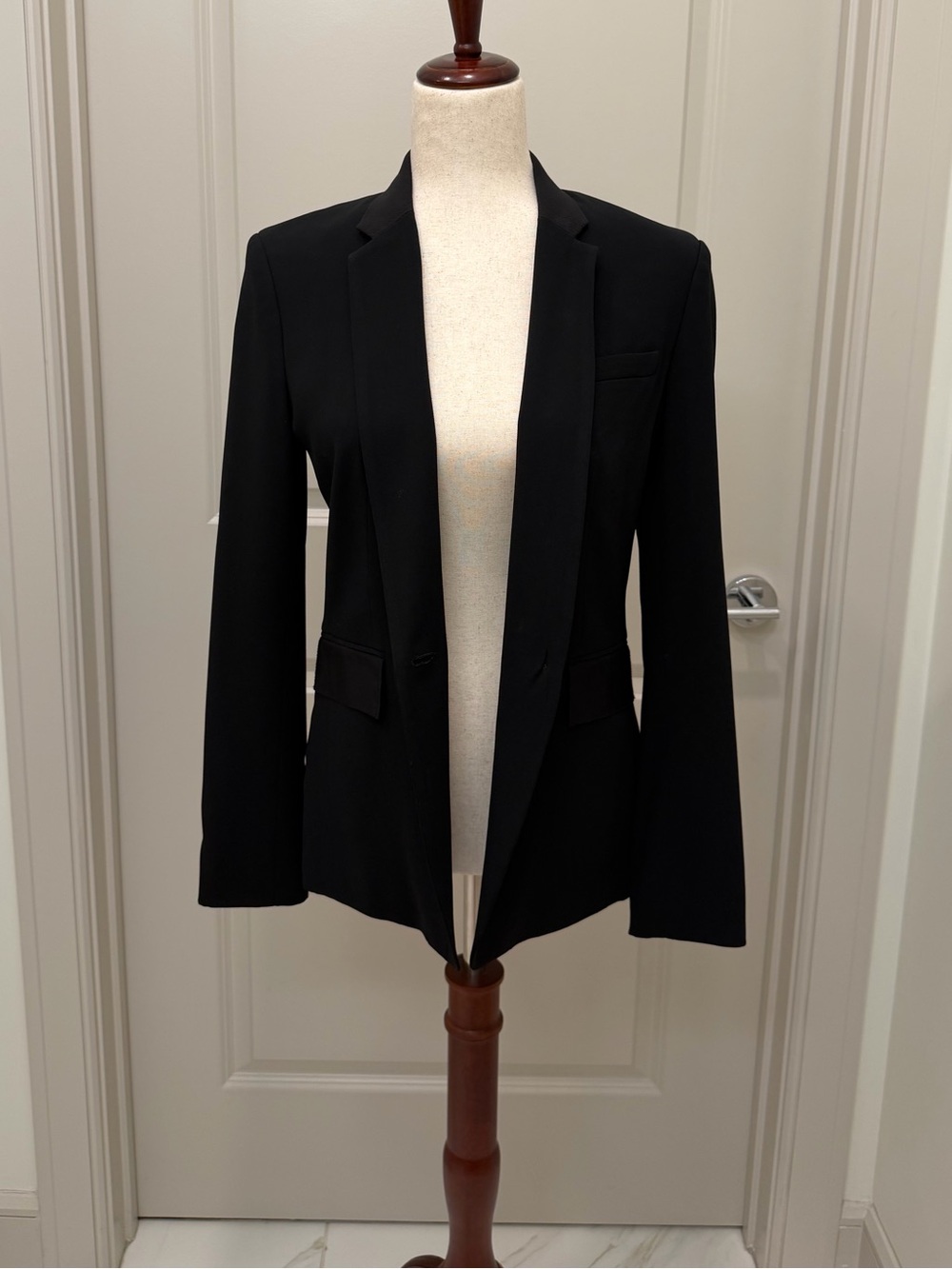 rag & bone - Classic Black Women's Blazer w Ribbon Detail - 4